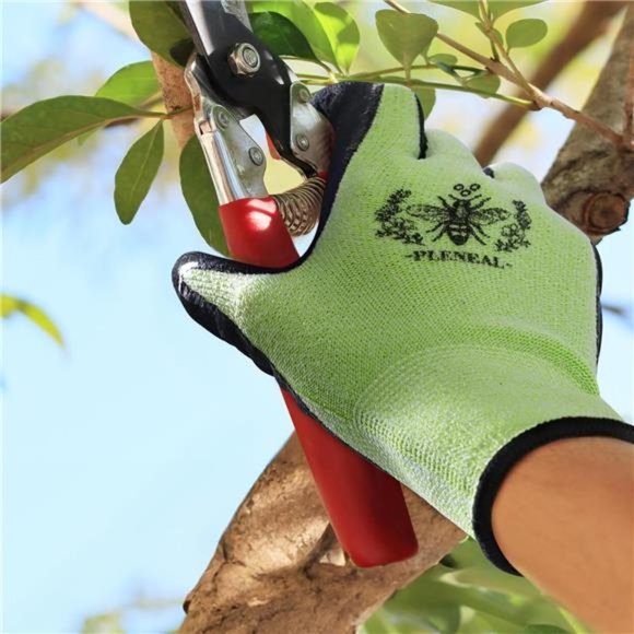 6 Pairs Breathable Garden Gloves with Grip, Latex Coated, Medium Size Fits Most - Picture 4 of 7
